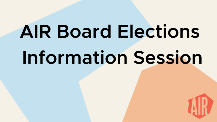 AIR Board Election Information Session