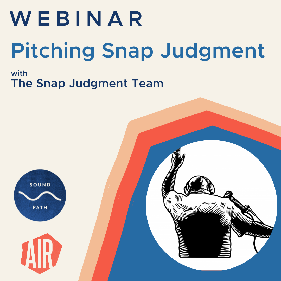 webinar Pitching Snap Judgment with glynn washington