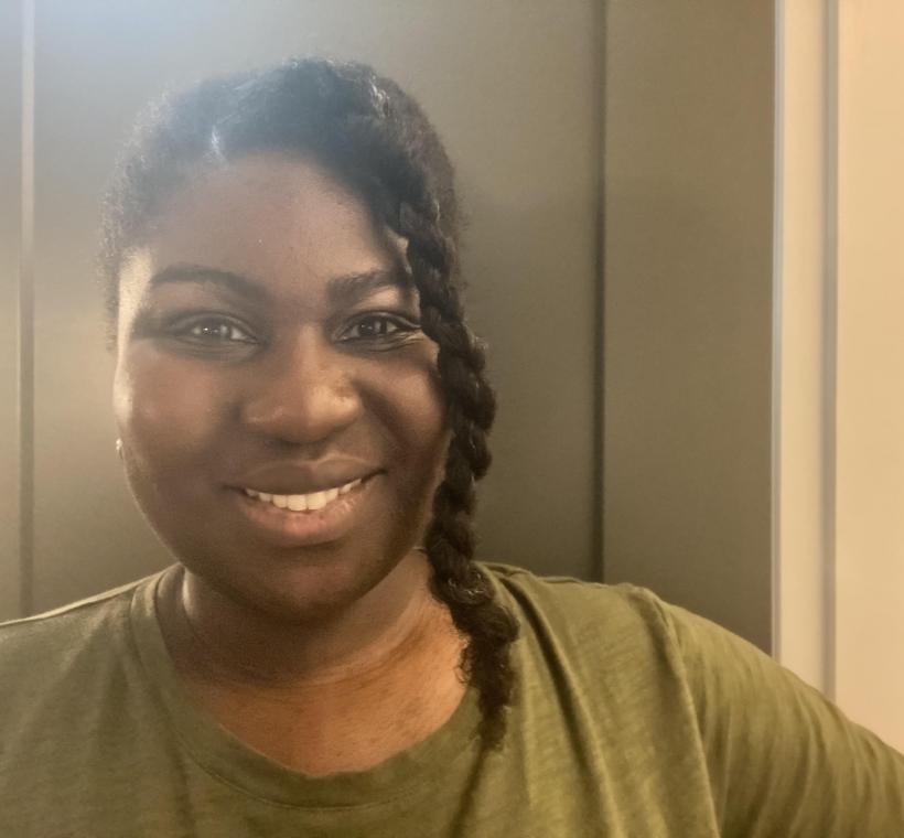 A photo of Diana Opong smiling 